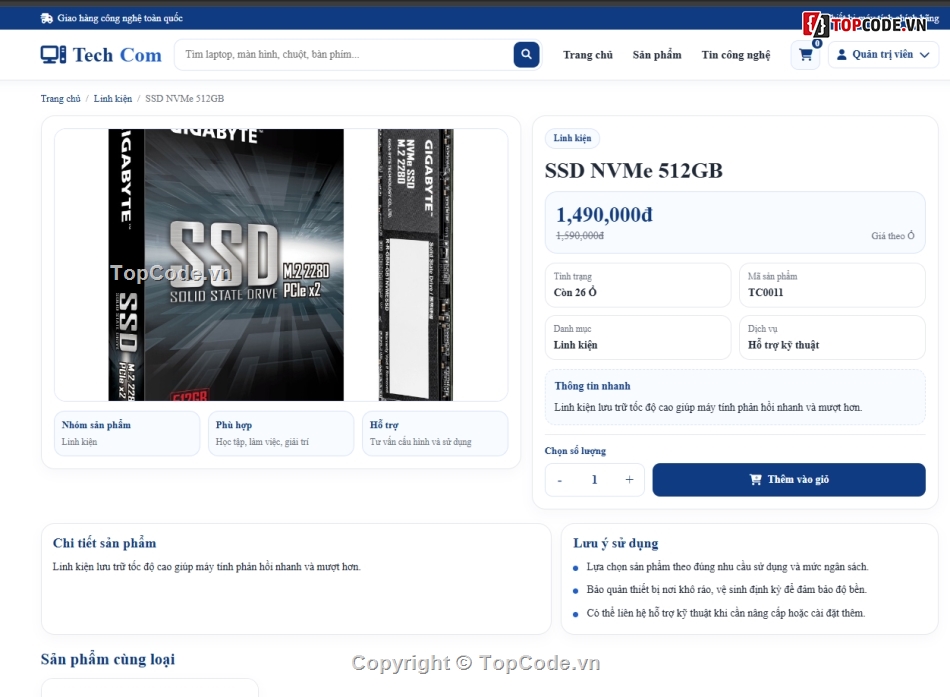 Web bán máy tính,Web phụ kiện,phụ kiện